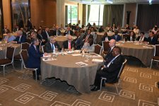 Sahibə Qafarova Cenevrədə yerləşən diplomatik korpus rəhbərləri və nümayəndələri ilə görüşdə çıxış edib (FOTO)