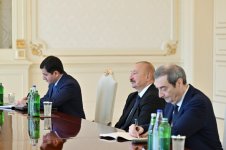 Prezident İlham Əliyev ATƏT Parlament Assambleyasının prezidentini qəbul edib (FOTO)