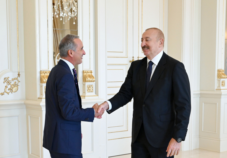 Prezident İlham Əliyev ATƏT Parlament Assambleyasının prezidentini qəbul edib (FOTO)