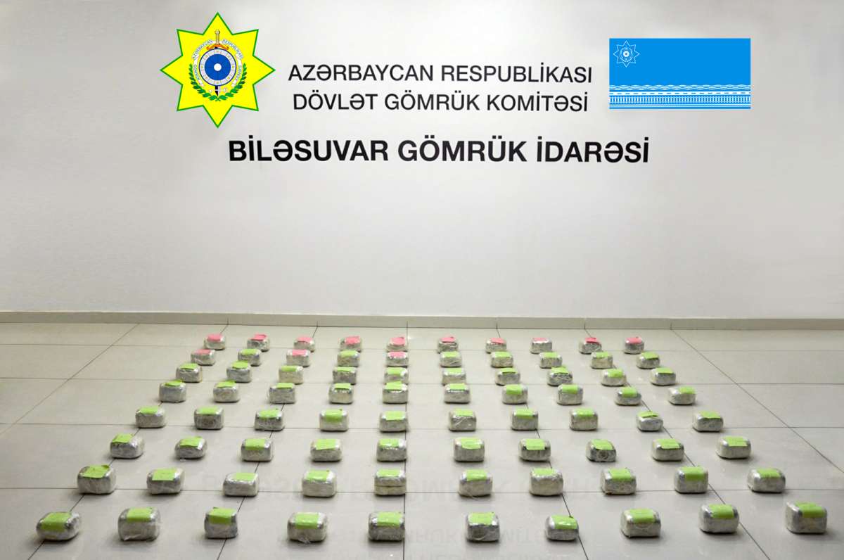 Gömrükdə soğan yükündə 25 kiloqramdan çox marixuana aşkarlandı (FOTO)