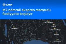 Yeni ekspres marşrut fəaliyyətə başlayır