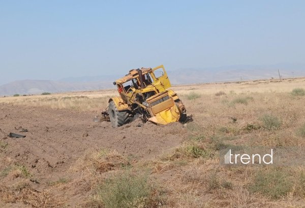 Ağdamda traktor minaya düşüb, xəsarət alan var (YENİLƏNİB)