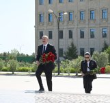 Prezident İlham Əliyev və Birinci xanım Mehriban Əliyeva Hərbi Dəniz Qüvvələrində olublar (FOTO)
