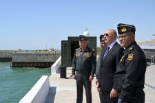 Prezident İlham Əliyev və Birinci xanım Mehriban Əliyeva Hərbi Dəniz Qüvvələrində olublar (FOTO)