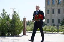 Prezident İlham Əliyev və Birinci xanım Mehriban Əliyeva Hərbi Dəniz Qüvvələrində olublar (FOTO)
