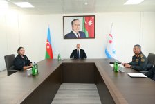 Prezident İlham Əliyev və Birinci xanım Mehriban Əliyeva Hərbi Dəniz Qüvvələrində olublar (FOTO)
