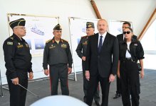 Prezident İlham Əliyev və Birinci xanım Mehriban Əliyeva Hərbi Dəniz Qüvvələrində olublar (FOTO)
