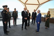 Prezident İlham Əliyev və Birinci xanım Mehriban Əliyeva Hərbi Dəniz Qüvvələrində olublar (FOTO)