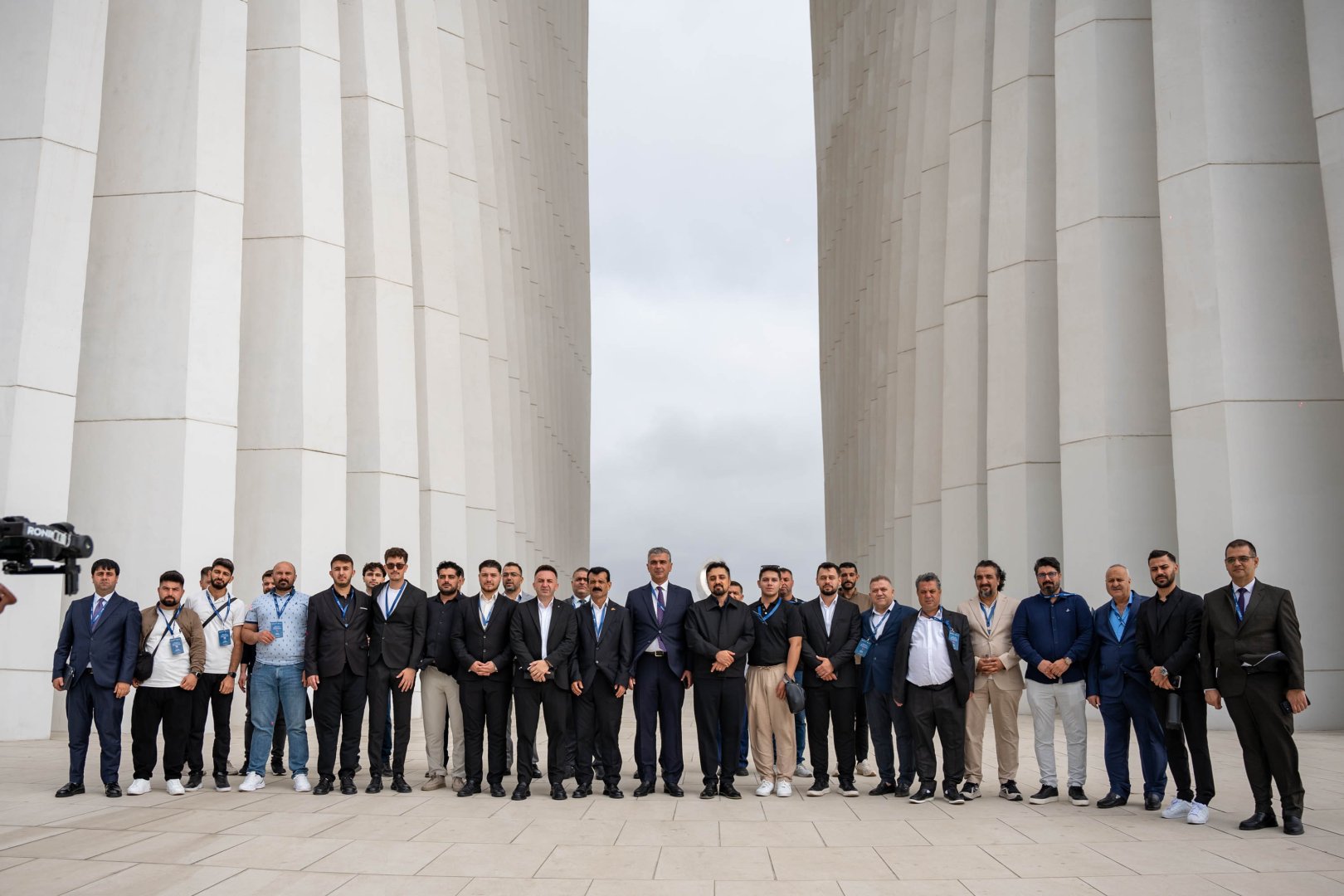 Türkiyə, Gürcüstan və İraqdan gələn din xadimləri Zəfər abidəsini ziyarət ediblər (FOTO)
