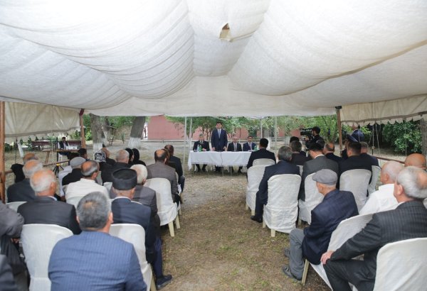 Xaçmazın Çarxı kəndində növbəti səyyar qəbul keçirilib (FOTO)