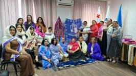 Tbilisidə kəlağayı sənətinin tarixinə həsr olunan kitab təqdim edilib (FOTO)
