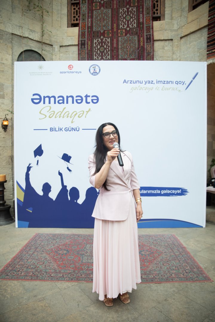 “Əmanətə Sədaqət” layihəsi çərçivəsində şəhid övladları üçün Bilik Günü tədbiri keçirilib (FOTO/VİDEO)