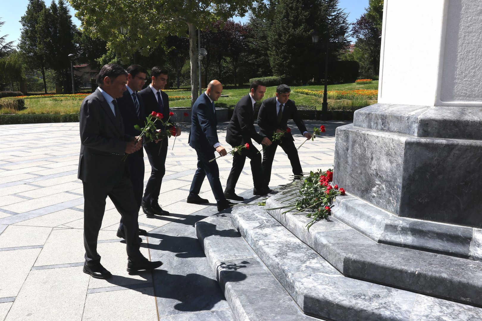 Ankarada Ulu Öndər Heydər Əliyev və Mustafa Kamal Atatürkün müqəddəs xatirəsi yad olunub (FOTO)