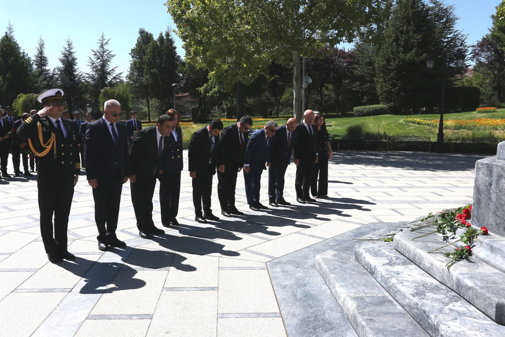 Ankarada Ulu Öndər Heydər Əliyev və Mustafa Kamal Atatürkün müqəddəs xatirəsi yad olunub (FOTO)