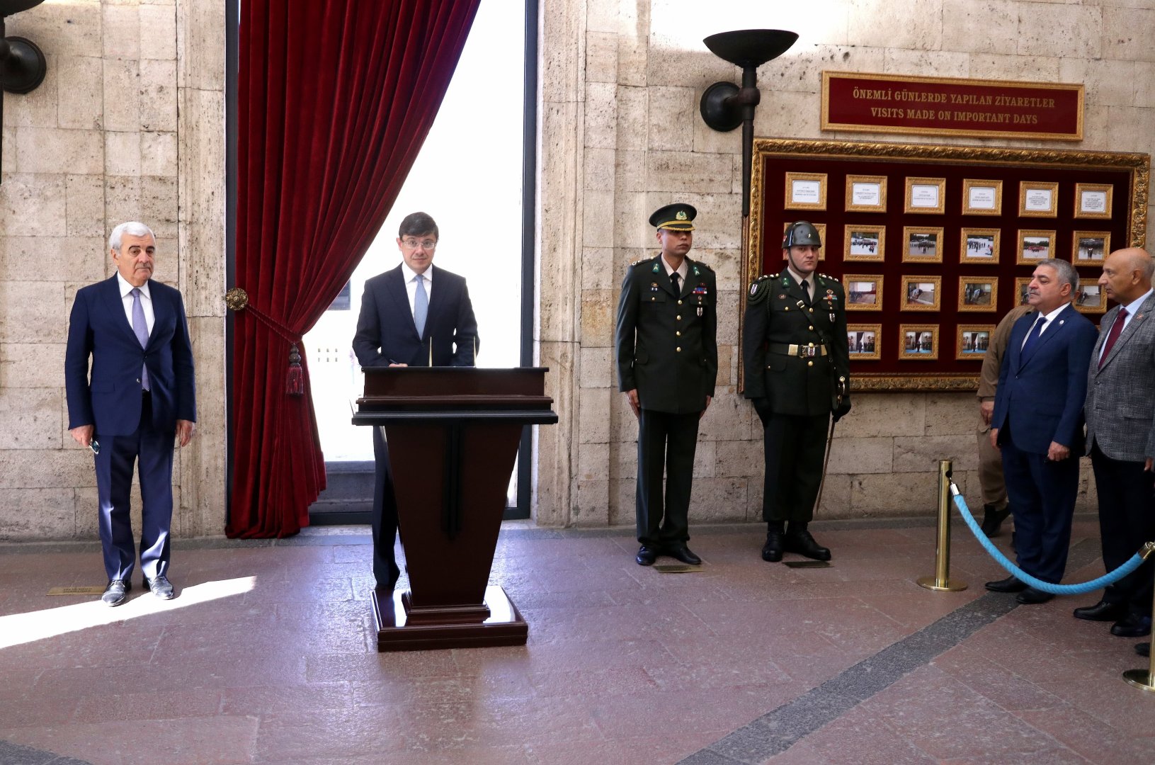 Ankarada Ulu Öndər Heydər Əliyev və Mustafa Kamal Atatürkün müqəddəs xatirəsi yad olunub (FOTO)