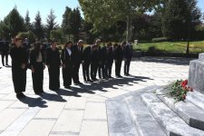 Ankarada Ulu Öndər Heydər Əliyev və Mustafa Kamal Atatürkün müqəddəs xatirəsi yad olunub (FOTO)