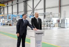 Prezident İlham Əliyev Qaradağ rayonunda kağız və gigiyenik məhsulların istehsalı müəssisəsinin açılışında iştirak edib (FOTO)
