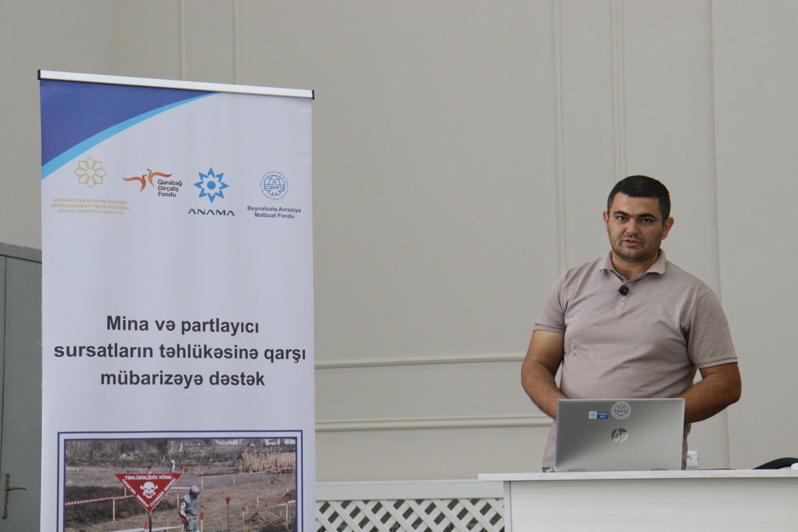 Ağdamda mina təhlükəsinə dair təlimlər keçirildi (FOTO)