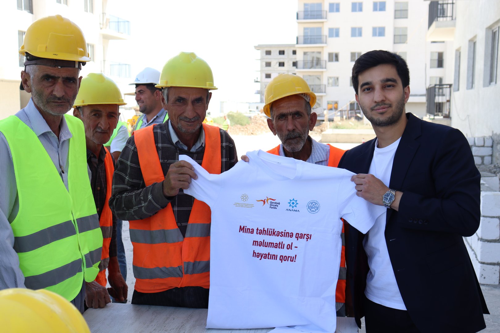 Ağdamda mina təhlükəsinə dair təlimlər keçirildi (FOTO)