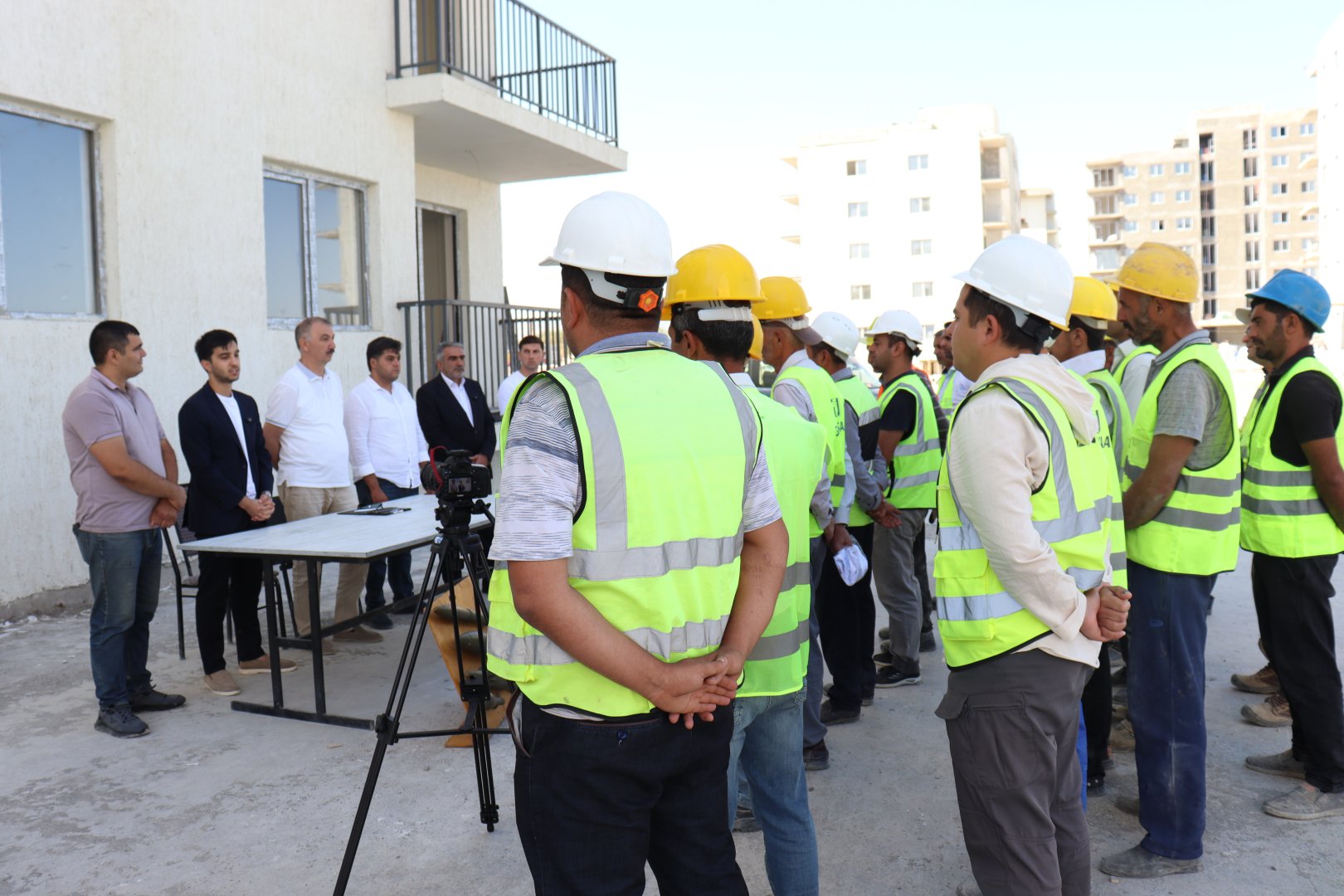 Ağdamda mina təhlükəsinə dair təlimlər keçirildi (FOTO)