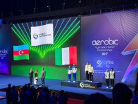 Azərbaycan gimnastları dünya çempionatında gümüş medal qazandılar (FOTO)