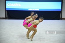 Bədii gimnastların zəriflik şousu başa çatdı (FOTO)