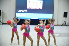 Bədii gimnastların zəriflik şousu başa çatdı (FOTO)