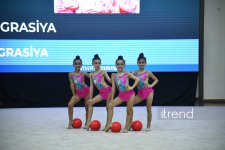 Bədii gimnastların zəriflik şousu başa çatdı (FOTO)