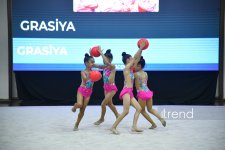 Bədii gimnastların zəriflik şousu başa çatdı (FOTO)