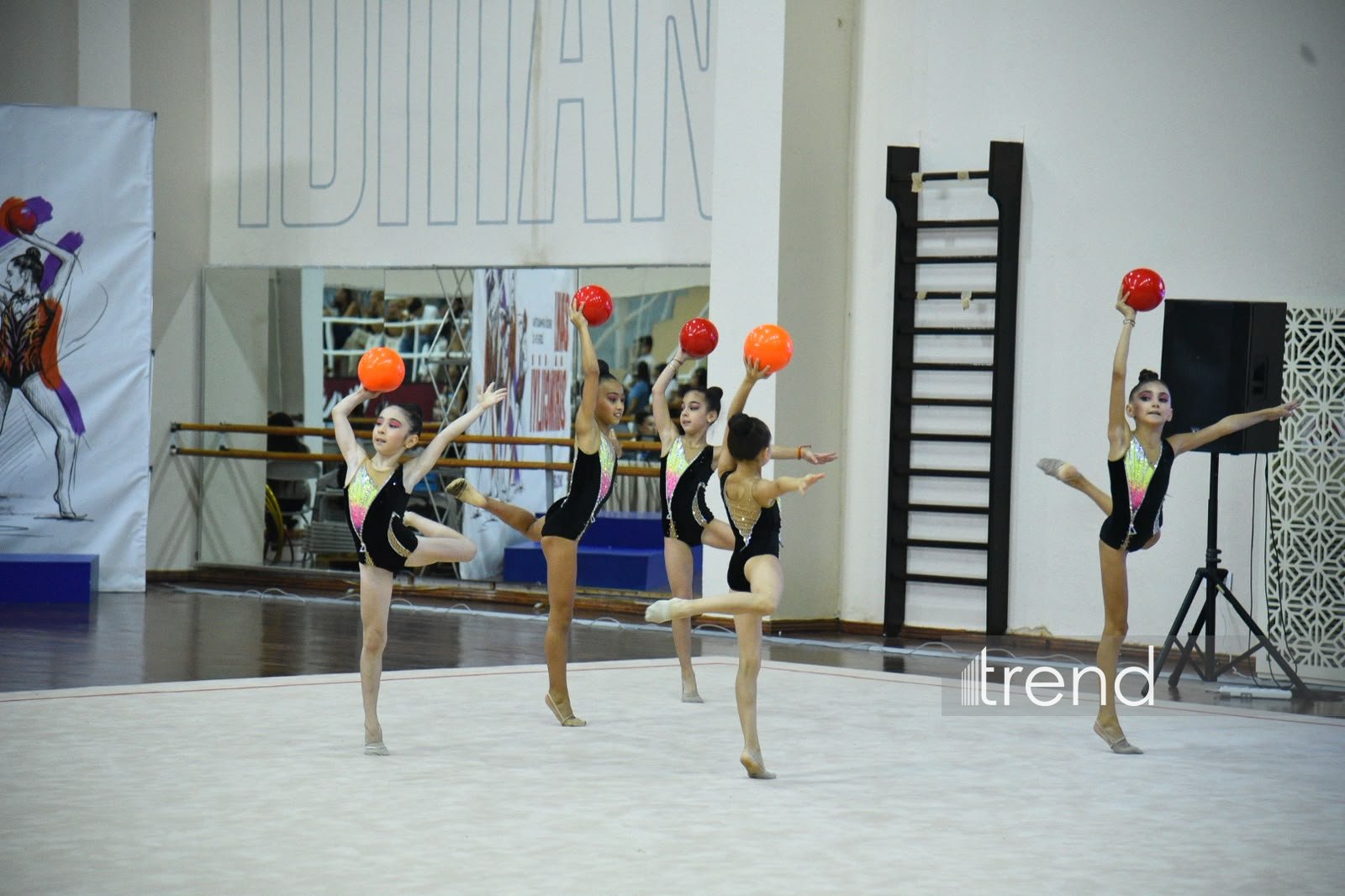 Bədii gimnastların zəriflik şousu başa çatdı (FOTO)