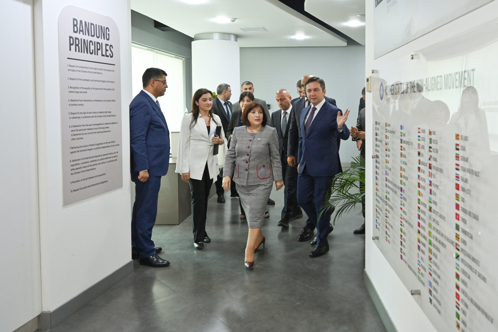 Sahibə Qafarova Qoşulmama Hərəkatının Gənclər Təşkilatının Baş Qərargahında çıxış edib (FOTO)