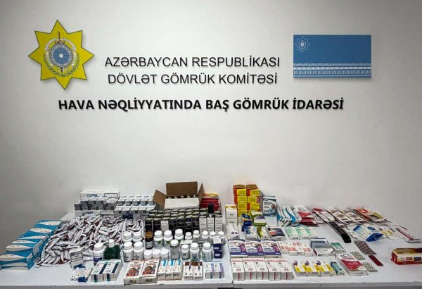 Təbrizdən Bakıya gələn sərnişinlərin baqajından minlərlə dərman və siqaret aşkarlandı