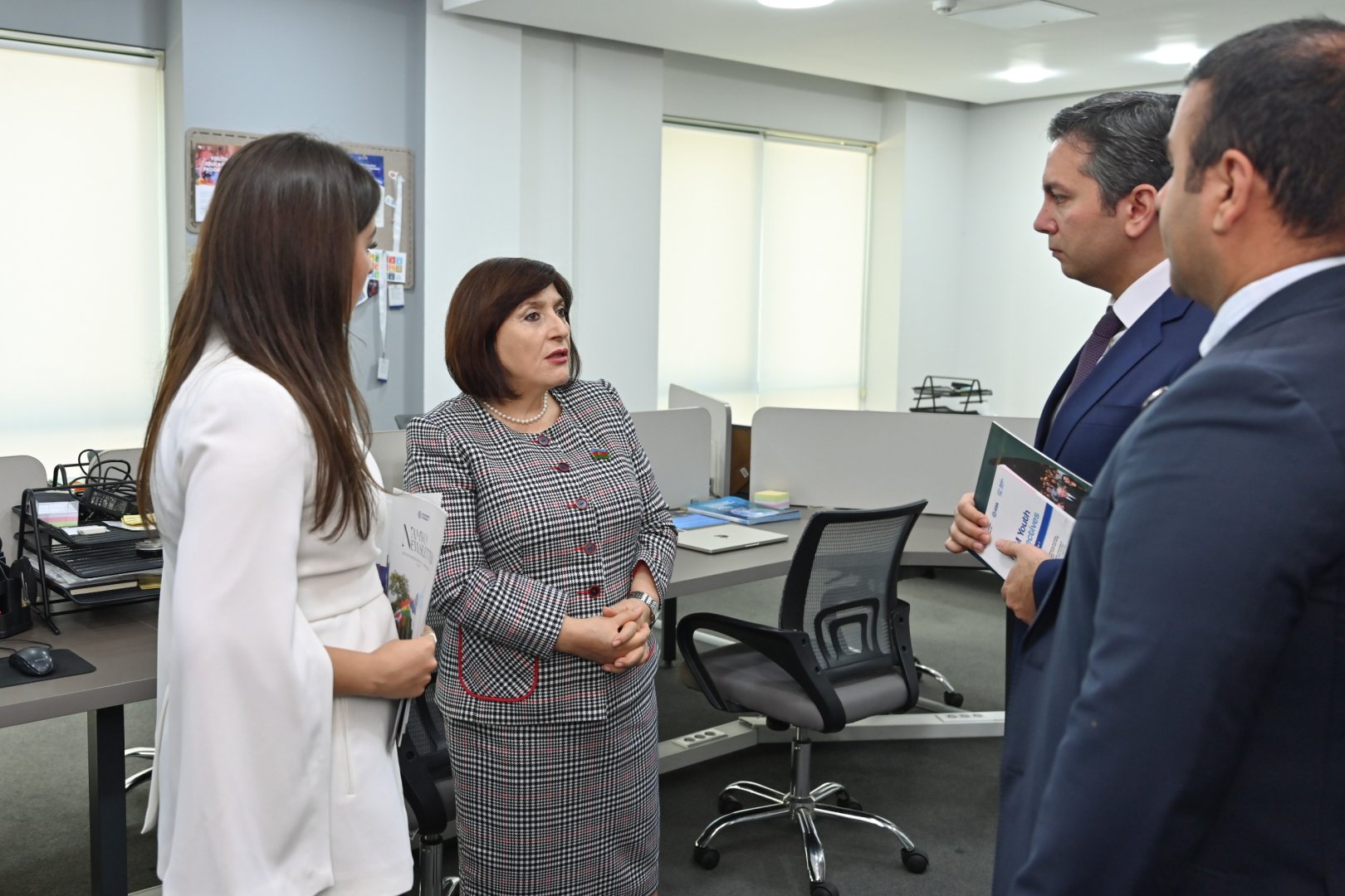 Sahibə Qafarova Qoşulmama Hərəkatının Gənclər Təşkilatının Baş Qərargahında çıxış edib (FOTO)