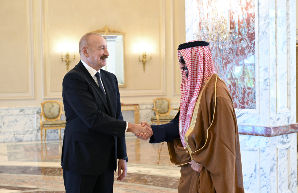 Prezident İlham Əliyev Birləşmiş Ərəb Əmirliklərinin milli təhlükəsizlik müşavirini qəbul edib (FOTO)