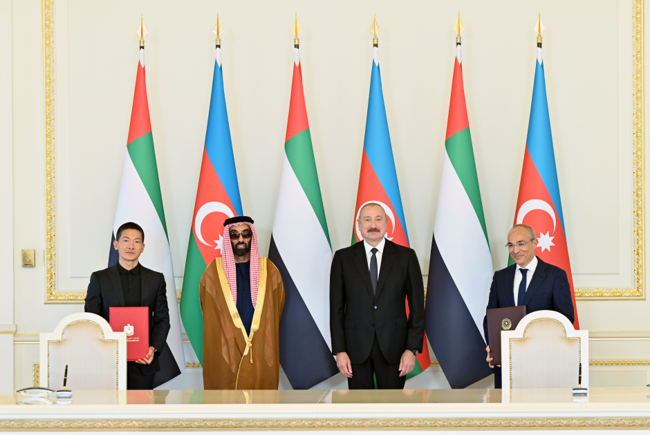 Prezident İlham Əliyev Birləşmiş Ərəb Əmirliklərinin milli təhlükəsizlik müşavirini qəbul edib (FOTO)