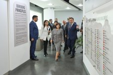 Sahibə Qafarova Qoşulmama Hərəkatının Gənclər Təşkilatının Baş Qərargahında çıxış edib (FOTO)