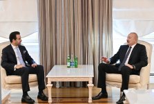 Prezident İlham Əliyev Müsəlman Ağsaqqalları Şurasının baş katibini qəbul edib (FOTO/VİDEO)