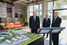 Prezident İlham Əliyev “SABAH.city” innovasiya şəhərciyinin birinci mərhələsinin açılışında iştirak edib (FOTO)