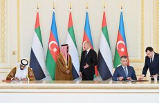Prezident İlham Əliyev Birləşmiş Ərəb Əmirliklərinin milli təhlükəsizlik müşavirini qəbul edib (FOTO)