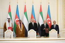 Prezident İlham Əliyev Birləşmiş Ərəb Əmirliklərinin milli təhlükəsizlik müşavirini qəbul edib (FOTO)