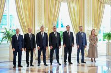 Prezident İlham Əliyev Birləşmiş Ərəb Əmirliklərinin milli təhlükəsizlik müşavirini qəbul edib (FOTO)