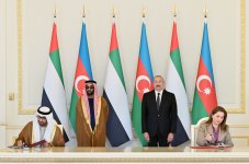 Prezident İlham Əliyev Birləşmiş Ərəb Əmirliklərinin milli təhlükəsizlik müşavirini qəbul edib (FOTO)