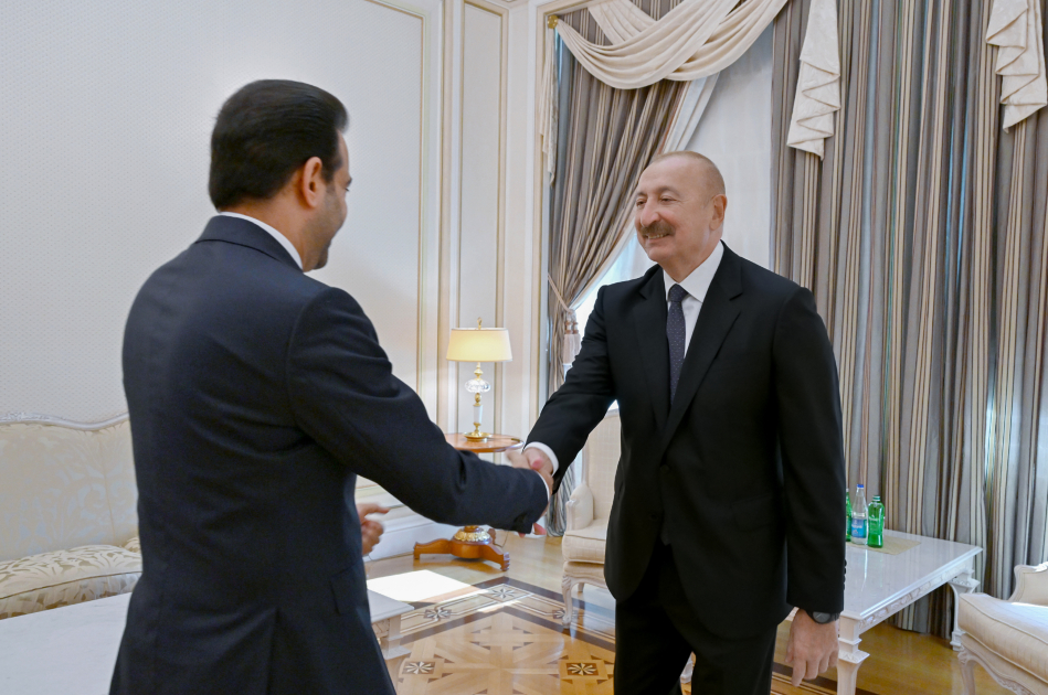 Prezident İlham Əliyev Müsəlman Ağsaqqalları Şurasının baş katibini qəbul edib (FOTO/VİDEO)