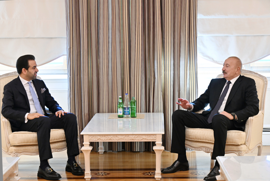 Prezident İlham Əliyev Müsəlman Ağsaqqalları Şurasının baş katibini qəbul edib (FOTO/VİDEO)