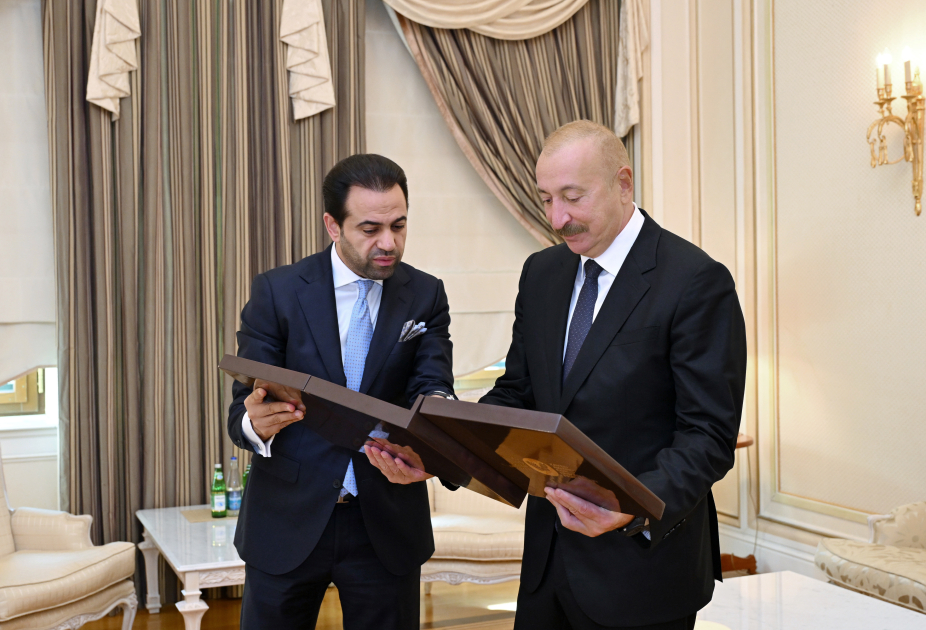 Prezident İlham Əliyev Müsəlman Ağsaqqalları Şurasının baş katibini qəbul edib (FOTO/VİDEO)