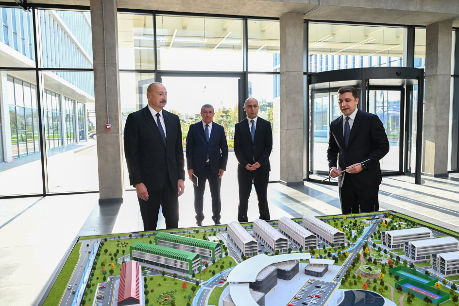 Prezident İlham Əliyev “SABAH.city” innovasiya şəhərciyinin birinci mərhələsinin açılışında iştirak edib (FOTO)