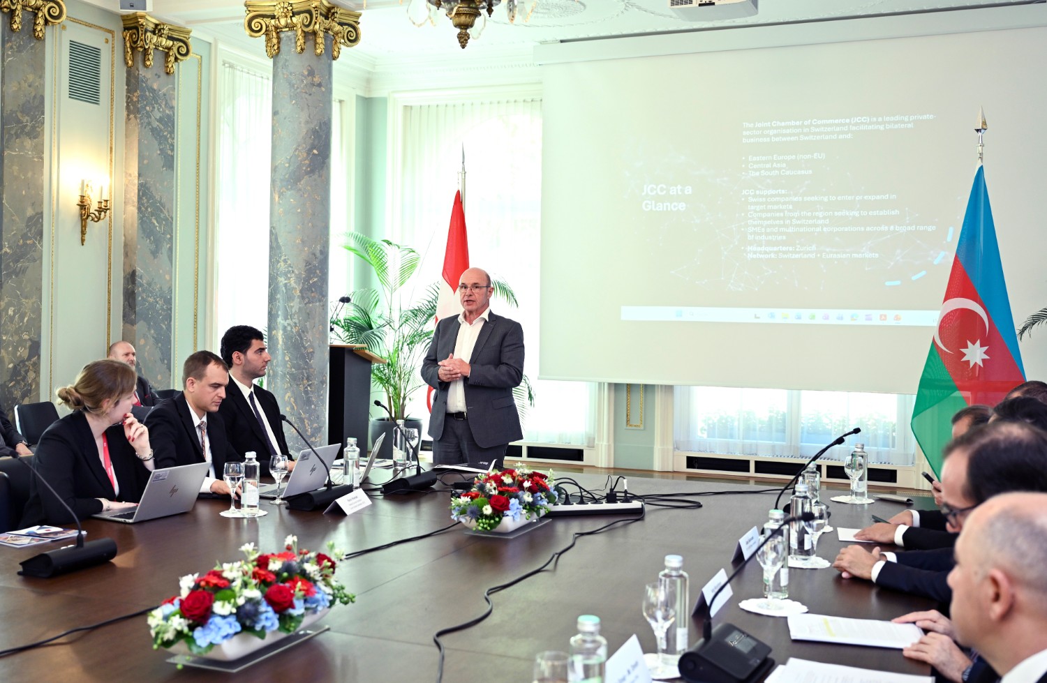 İsveçrə–Azərbaycan Biznes Forumu keçirilib (FOTO)