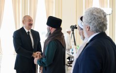 Prezident İlham Əliyev Bakıda keçirilən beynəlxalq konfransların iştirakçılarını qəbul edib (FOTO/VİDEO)