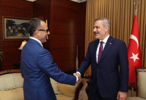 TÜRKPA Baş katibi Ramil Həsən Hakan Fidanla görüşüb: Nələr müzakirə olunub? (FOTO)