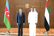 Azərbaycan ilə BƏƏ strateji tərəfdaşlığı və regiondakı vəziyyəti müzakirə ediblər (FOTO)